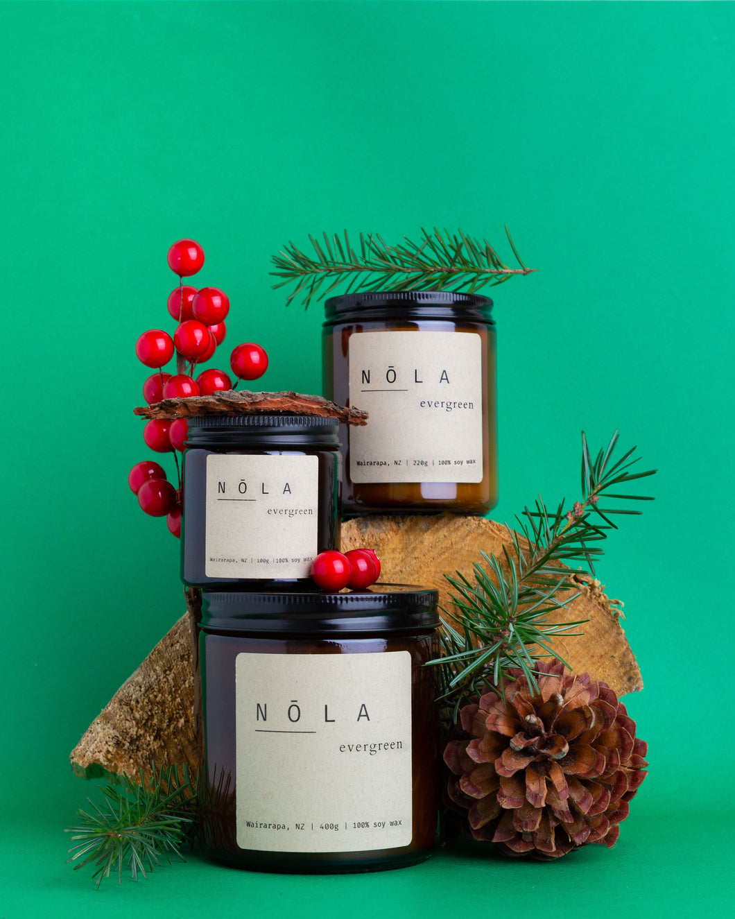 evergreen candles
